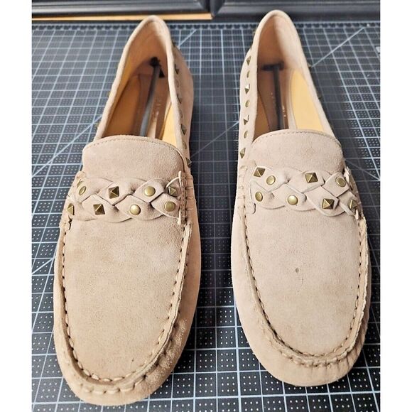 VANELi Ailene Taupe Suede studded‎ 10.5 M (B) Made in Italy